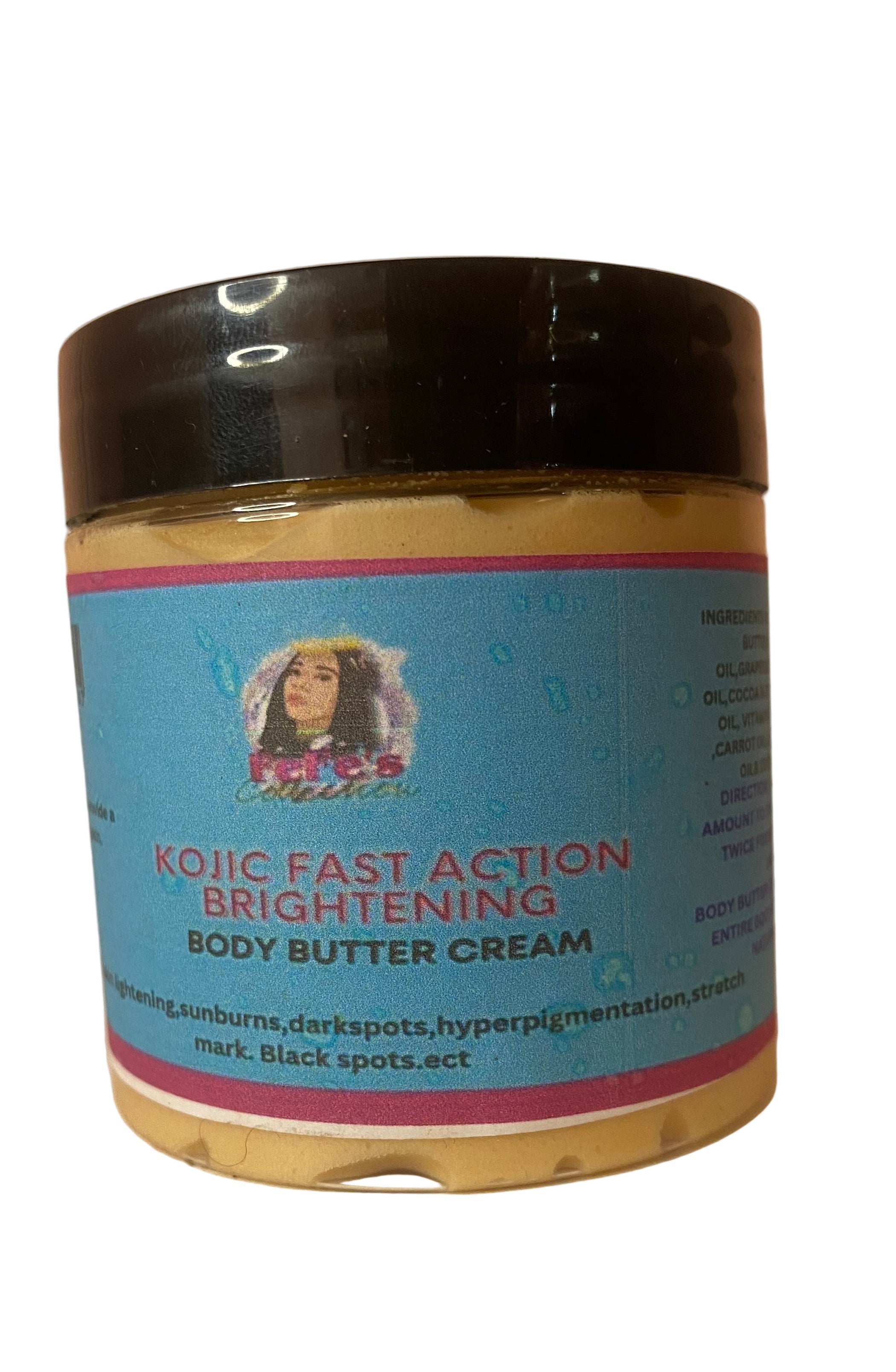 Kojic Fast Action Brightening Body Butter — Glow Faster, Brighter & Smoother perfect for dark or black inner tight ECT