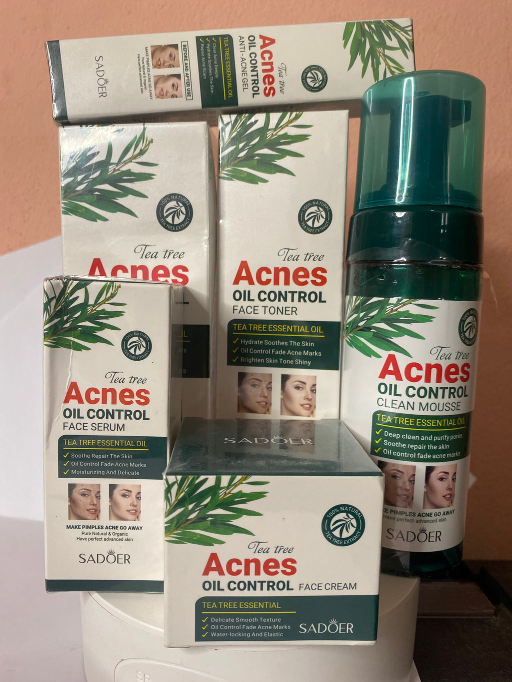 Tea Tree Acne Line — Clear, Calm & Confident Skin

Meet the ultimate skincare system designed to fight breakouts from every angle. Our Tea Tree Acne Line uses the power of natural tea tree extract to purify pores, reduce acne, control oil ECT