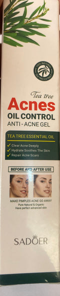 Tea Tree Acne Gel — Fast-Acting Spot Treatment

Fight breakouts at the source with our powerful Tea Tree Acne Gel.