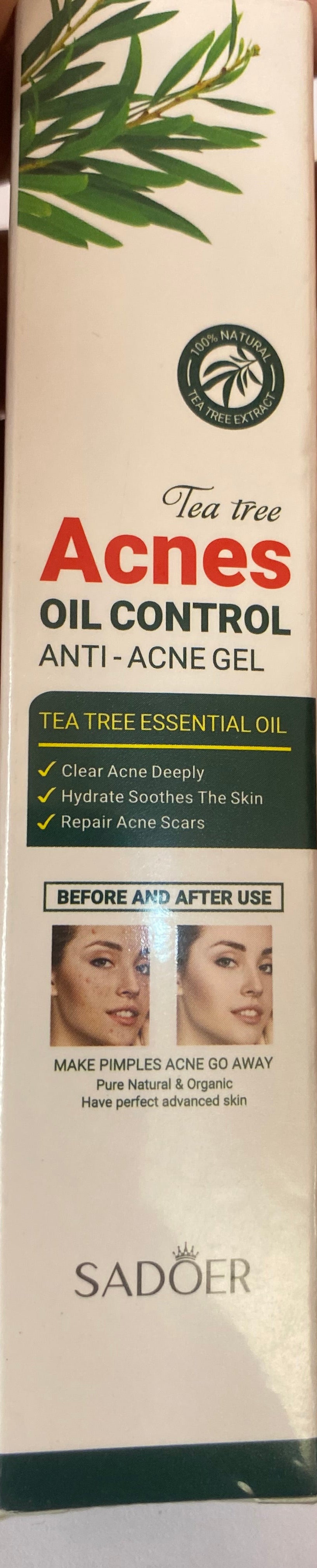 Tea Tree Acne Gel — Fast-Acting Spot Treatment

Fight breakouts at the source with our powerful Tea Tree Acne Gel.