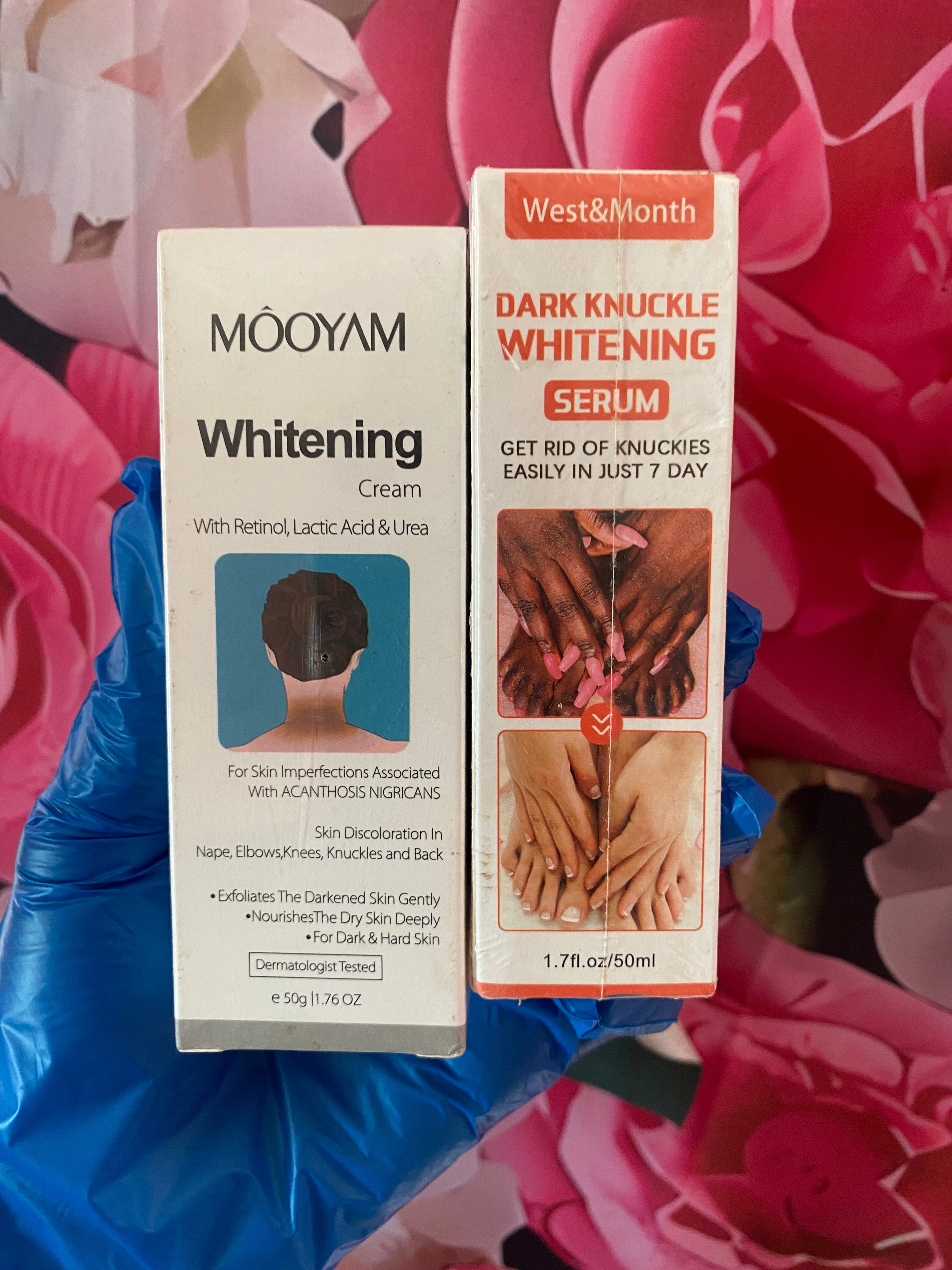 Knuckles combo both items available or you can purchase the knuckles items separately