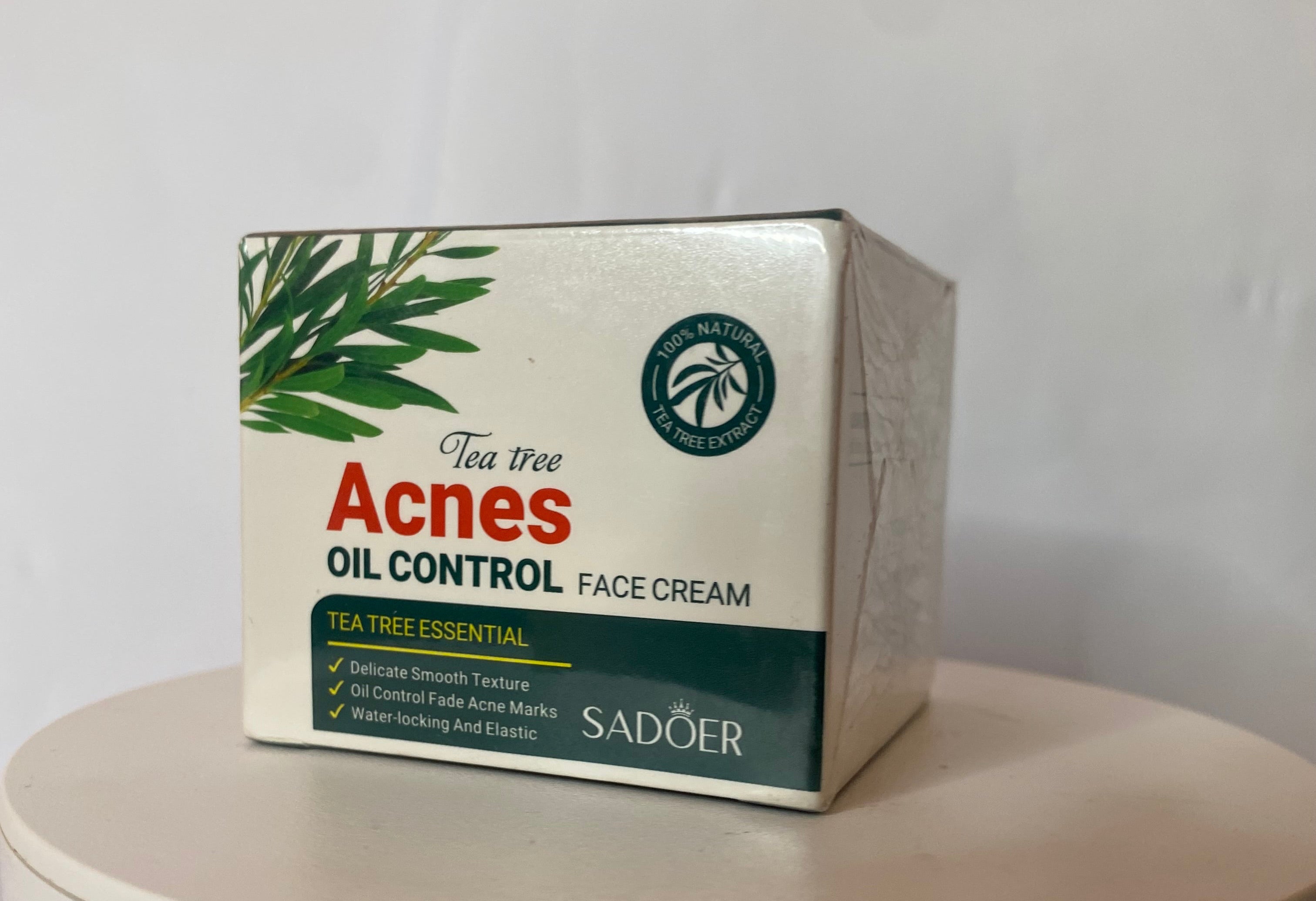 Tea Tree Face Moisturizer Cream — Hydrate, Soothe & Control Oil

Give your skin the perfect balance of moisture and clarity with our Tea Tree Face Moisturizer Cream. This lightweight,