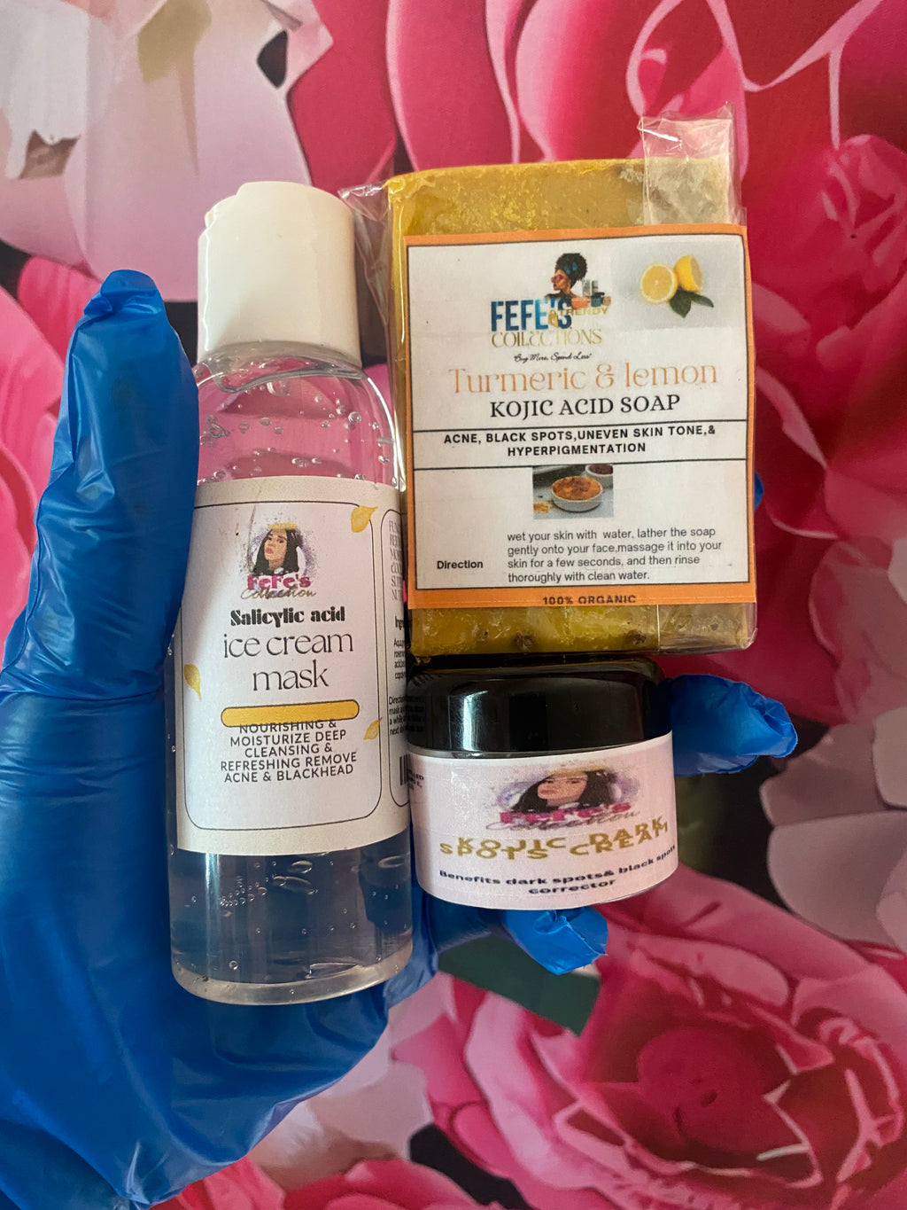 Blackhead & mild pimple combo with Kojic acid soap & tea tree gel