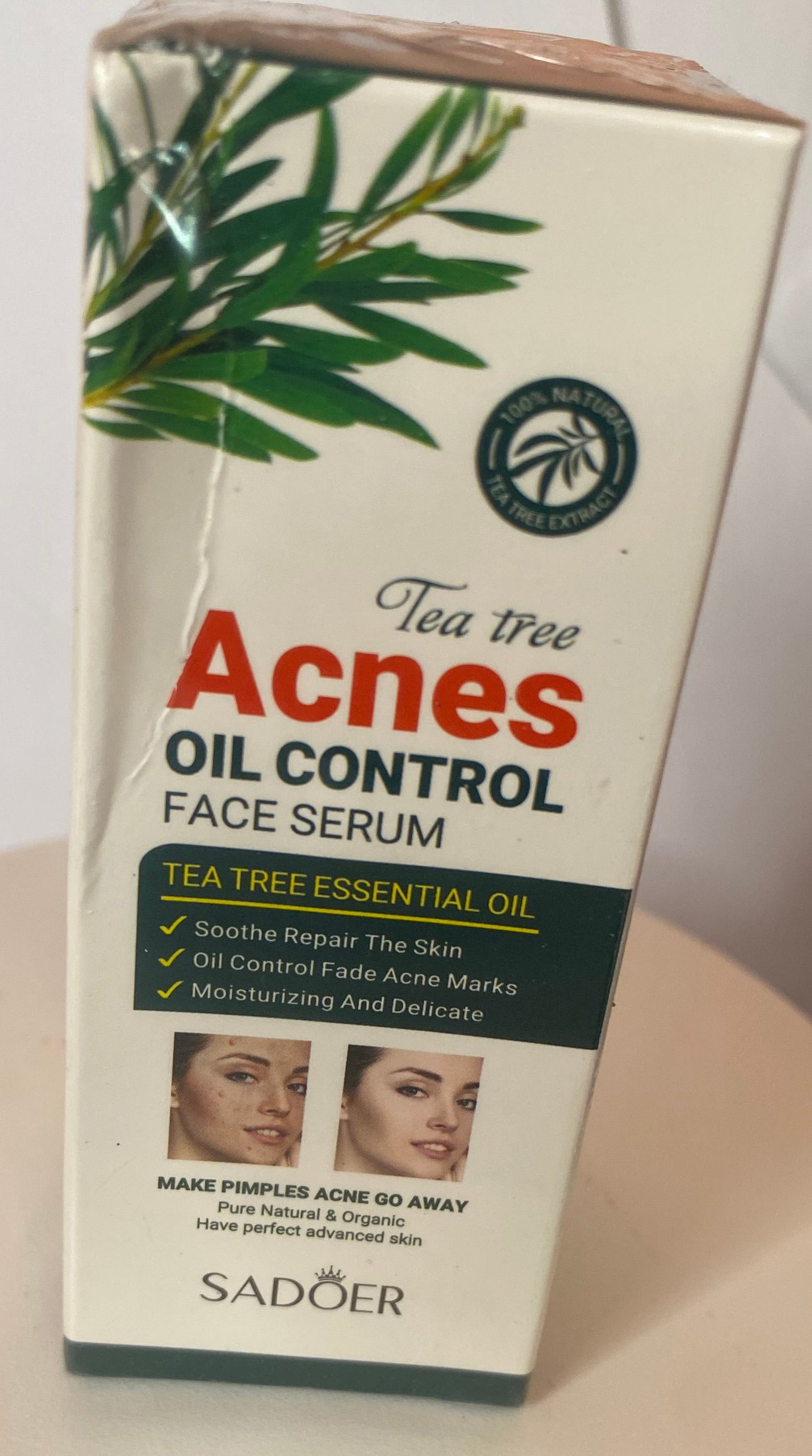 Tea Tree Serum — Clear, Calm & Purified Skin
Say goodbye to breakouts and hello to smoother, healthier-looking skin with our Tea Tree Serum. Packed with powerful antibacterial tea tree extract, this lightweight formula penetrates deep to unclog pores ECT