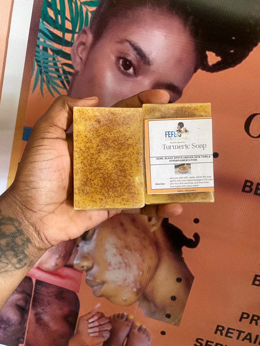 Turmeric SoapBring your skin back to life with the natural glow-boosting power of turmeric. Our Turmeric Soap is crafted to brighten, soothe, and deeply cleanse for fresh, healthy, radiant skin.