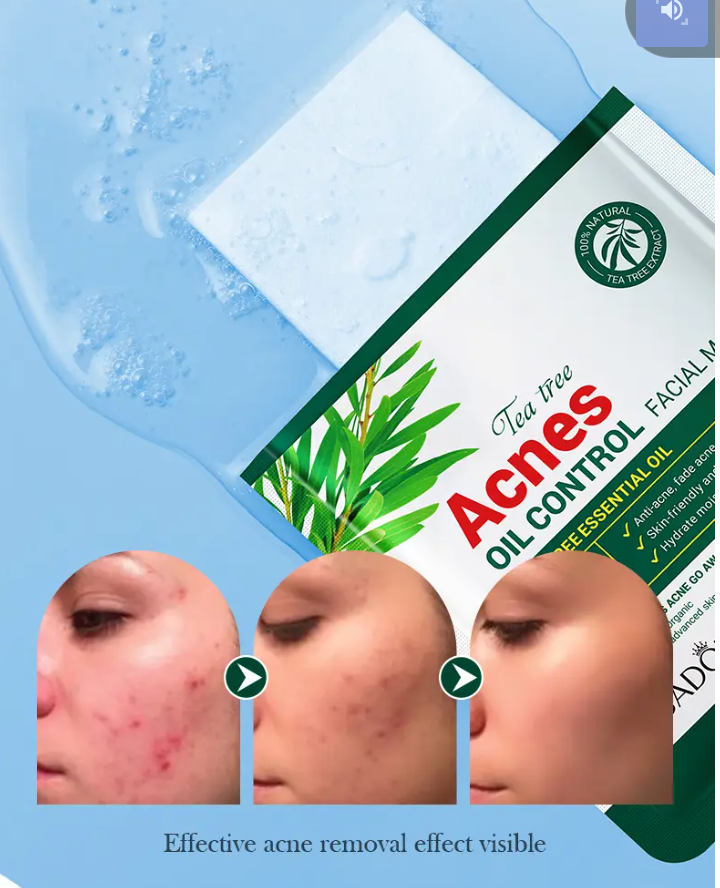 Acne Tea Tree Mask — Deep-Cleaning Clarifying Treatment 💚 Perfect For:
Oily skin · Acne-prone skin · Blackheads · Clogged pores · Redness