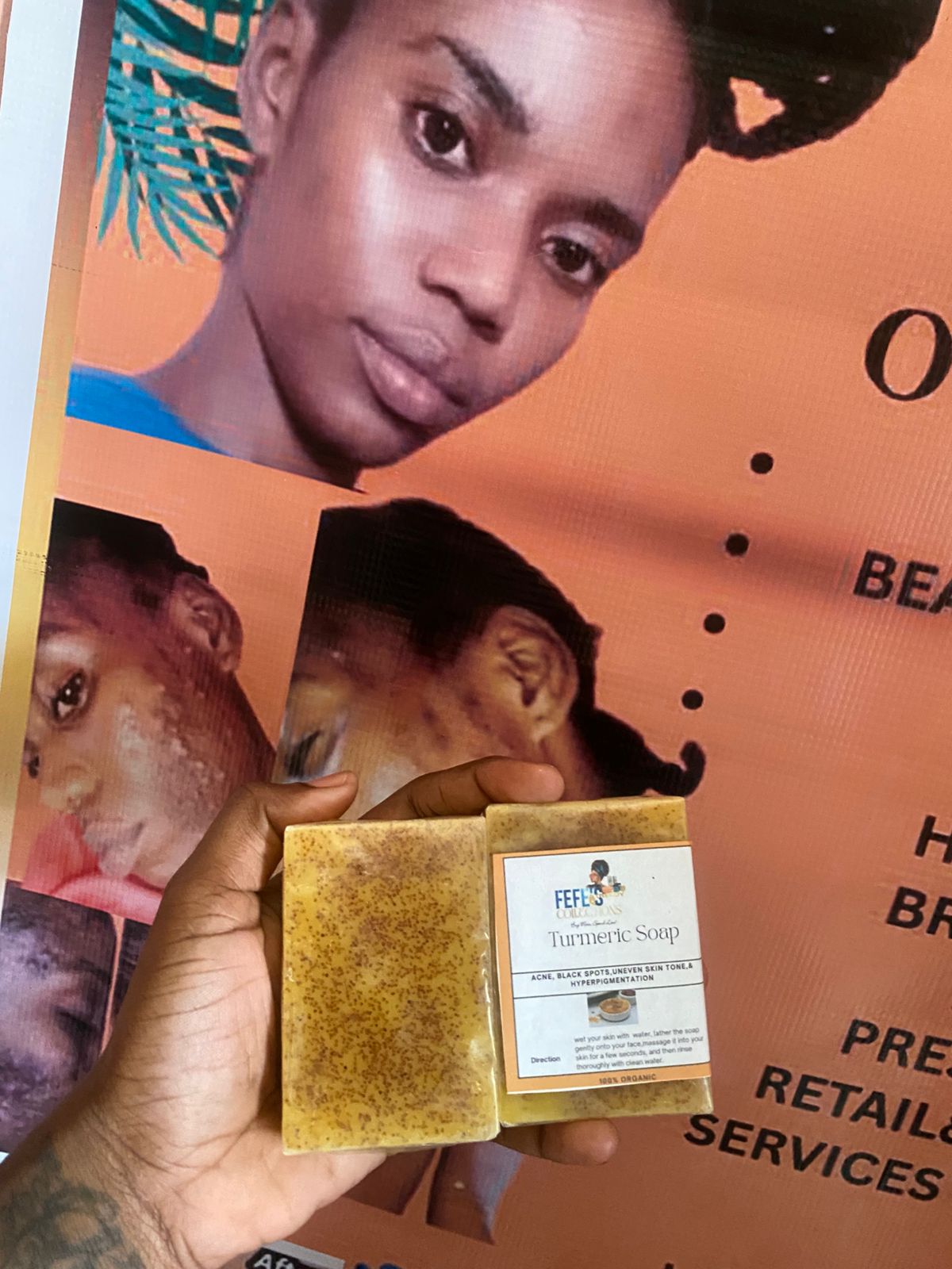 Turmeric SoapBring your skin back to life with the natural glow-boosting power of turmeric. Our Turmeric Soap is crafted to brighten, soothe, and deeply cleanse for fresh, healthy, radiant skin.