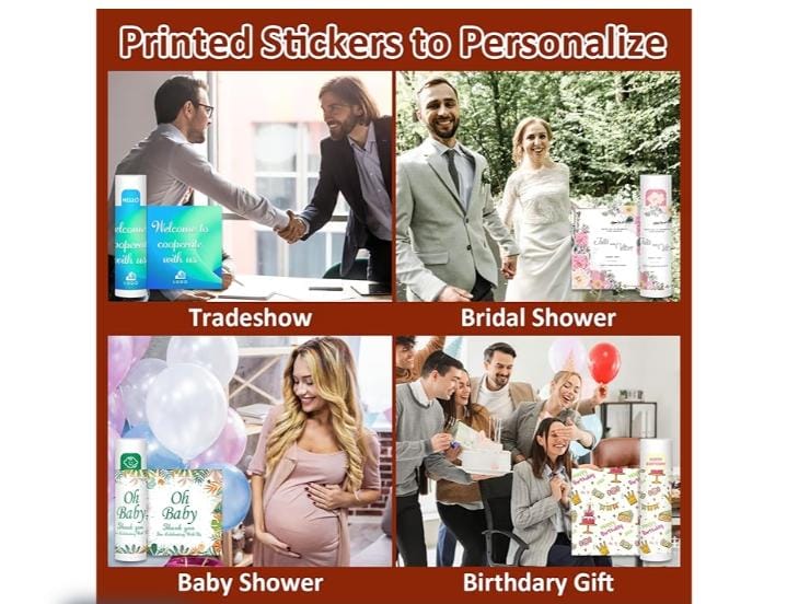 120 Pack Lip Balm Unlabeled, Natural Lip Balm Bulk Blank Tube, Personalized Lip Balms for Party Favors Adults and Bridal Shower Favors or Baby Shower Gifts-5 Flavors
Amazon's Choice