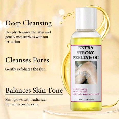 peeling oil” blends exfoliating acids or enzymes with nourishing oils — so it helps remove dead skin, smooth texture, and even out tone, while still keeping the skin hydrated.  ￼